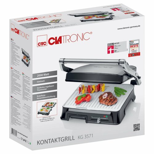 Clatronic KG 3571 érintkező kerámia grillsütő
