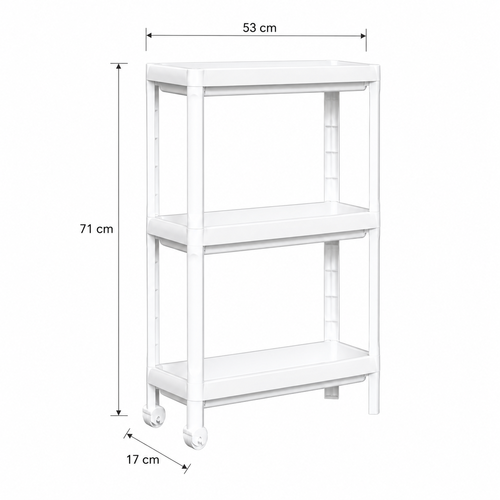 Mobilni regal Tina,  53 x 17 x 71 cm