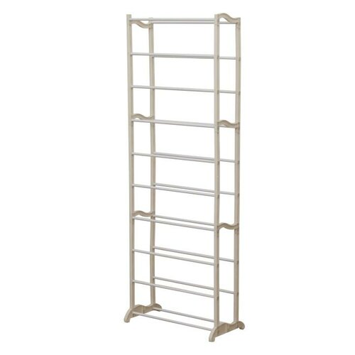 Schuhregal Botis 2 Weiß, 140 cm