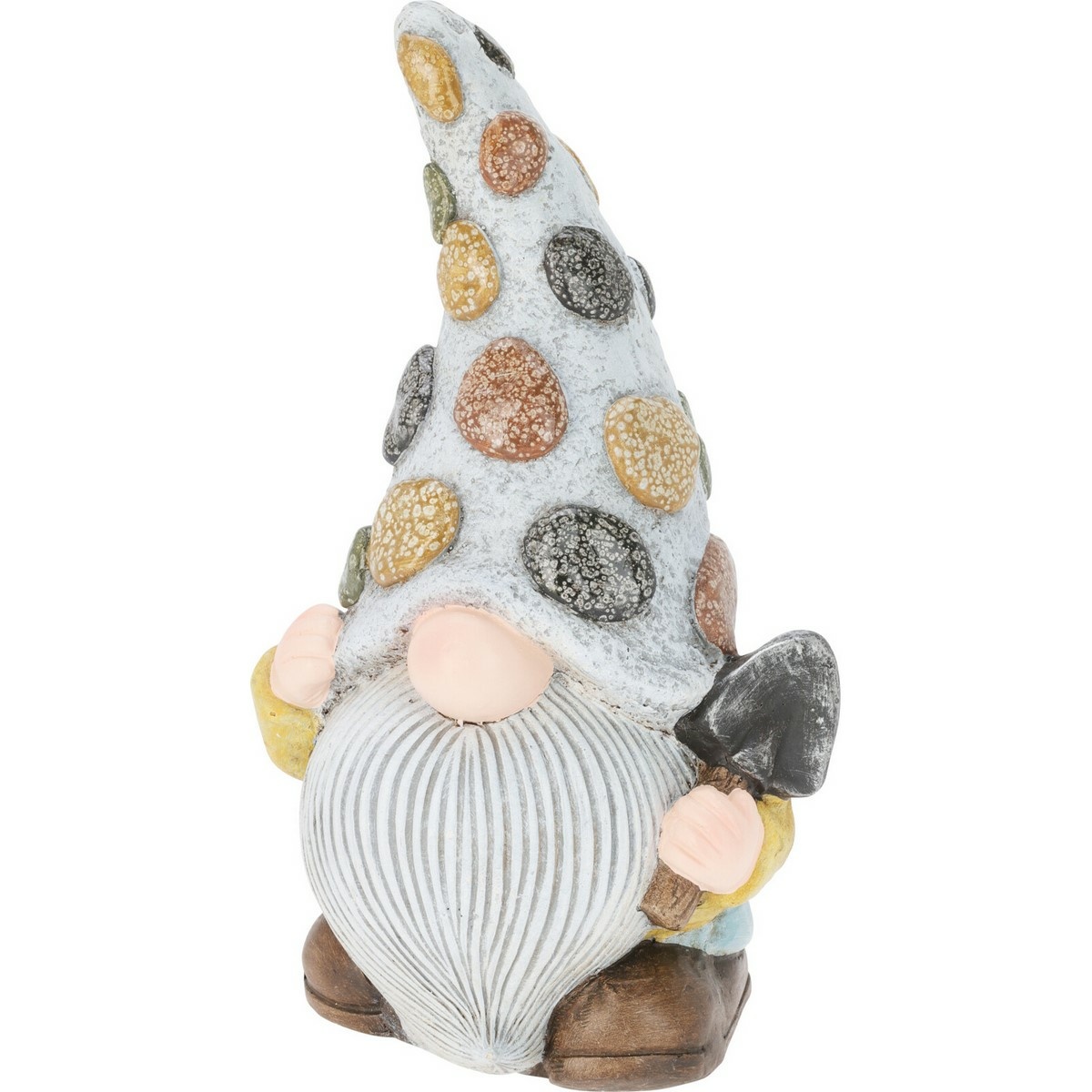 Záhradný trpaslík s lopatkou, polyresin, 23 x 17,5 x v. 41 cm