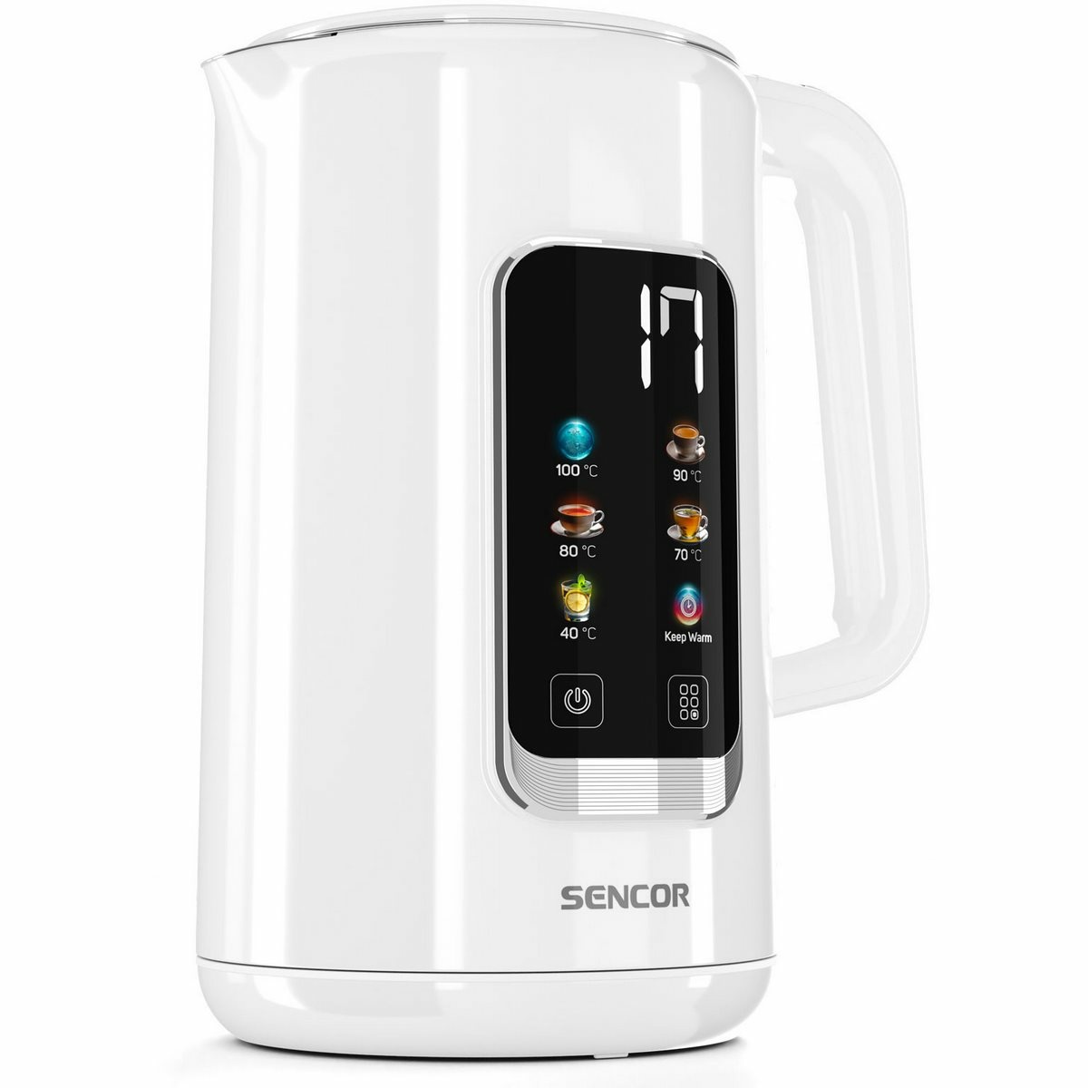 Sencor SWK 0950WH elektromos vízforraló, fehérszínben, fehér