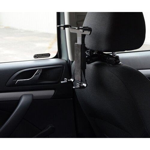 Compass Nosilec za tablico na naslon za glavo, črn