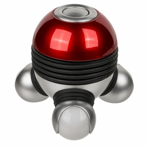 Vibracijski masažni aparat z LED, rdeč