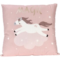 Pernă pentru copii Unicorn dream roz, 40 x 40 cm