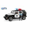 Bruder 02526 policejní Jeep Wrangler s policistou a příslušenstvím, 1:16