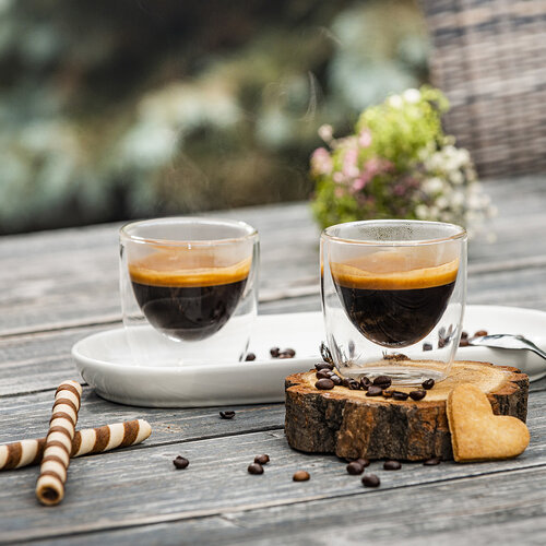 4Home Termo pohár na espresso Hot&Cool 80 ml, 2 ks