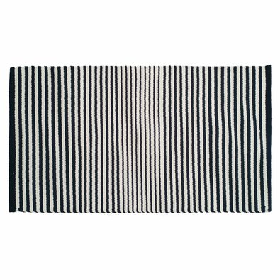 Preproga Katy črna in bela, 60 x 110 cm