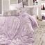 Homeville Bavlnené obliečky Adeline purple, 220 x 200 cm, 2x 70 x 90 cm, 2x 50 x 70 cm