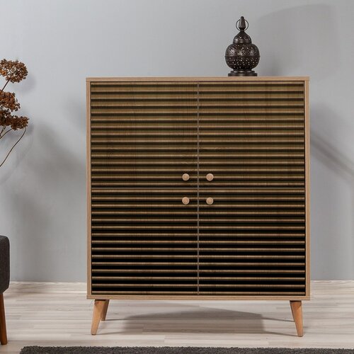 Skříňka Mega Sonoma Oak Stripes II