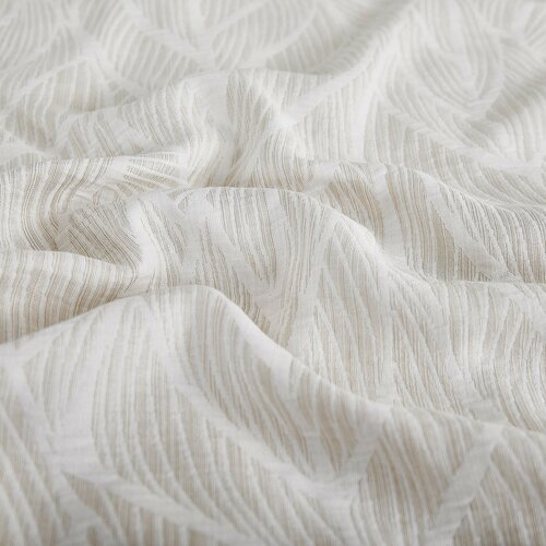 Jacquard-Bettwäsche Florida beige, 140 x 200 cm, 70 x 90 cm