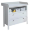 Comodă cu masă de schimbat scutece OLJE 2S, albă