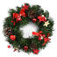 Vánoční věnec Esponja červená, pr. 30 cm