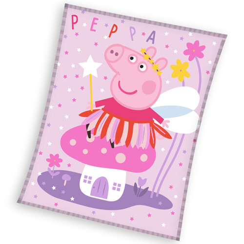 Obrázok CARBOTEX -  CARBOTEX Flísová deka 150/200cm PEPPA PIG, PP192033