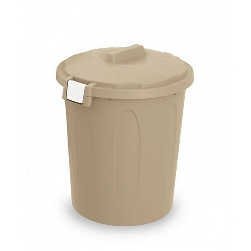 Hulladékgyűjtő szemetes, 50 L, kávé, barna, 50 l