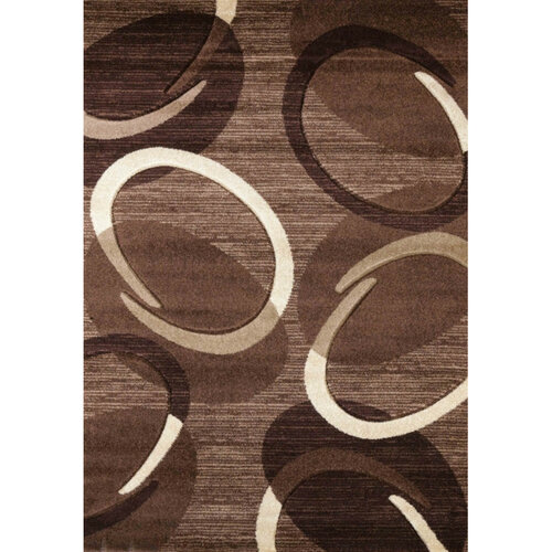 Kusový koberec Florida 9828/02 brown, 80 x 150 cm