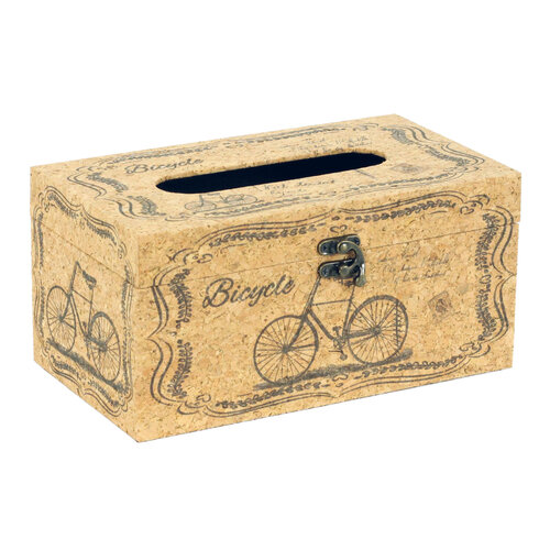Box na kapesníky Bicycle, 25 cm