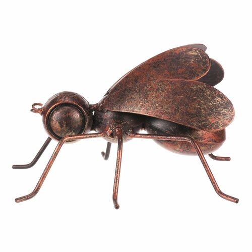 Decorațiuni de grădină din metal Muscă, 13 x 9 x 12 cm