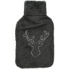 Grelnik z ovčjim prevlekom Reindeer siva, 33 x 19cm