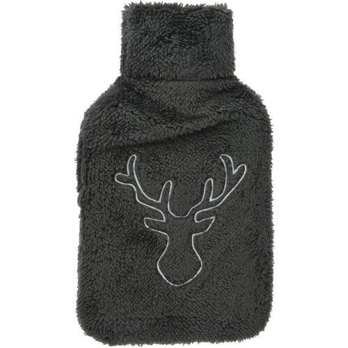 Grelnik z ovčjim prevlekom Reindeer siva, 33 x 19cm