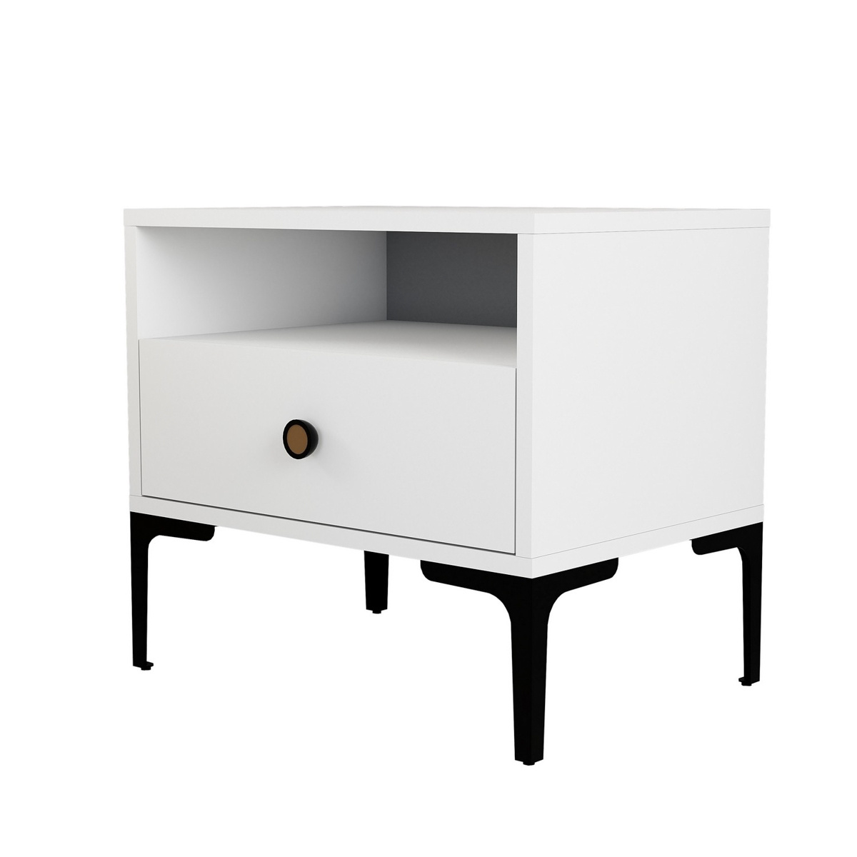 Nightstand Lisbon alb