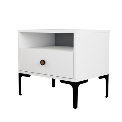 Nightstand Lisbon alb