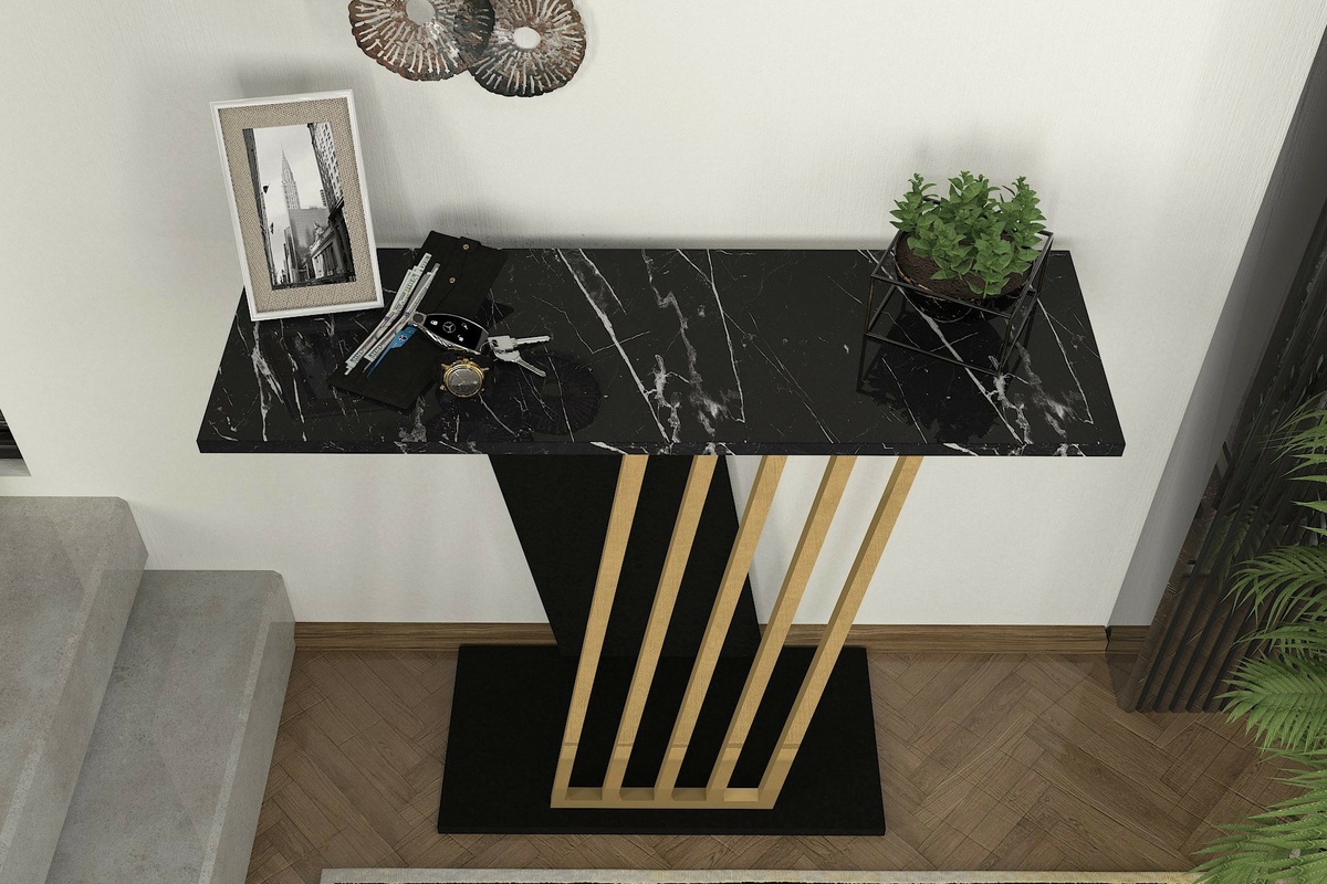 Odkládací stolek Gravity Black and Gold - thumb (9)