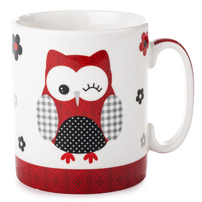Kubek Czerwona sowa 750 ml