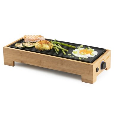 DOMO DO9270G stolný elektrický Plancha gril Bamboo Style