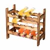 Kesper 69120 Police za vino 12 steklenic borov, 60x 63 x 27 cm