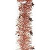 Ghirlandă cu steluțe de Crăciun, roz, 2,7 m