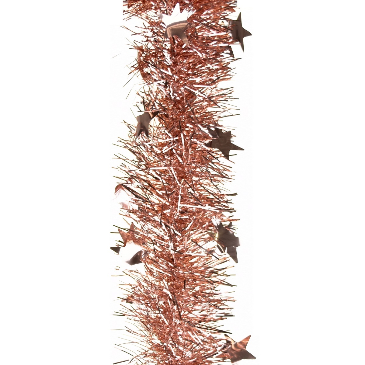 Ghirlană cu steluțe de Crăciun, roz, 2,7 m