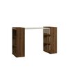 Pracovný stôl Handy Walnut and White