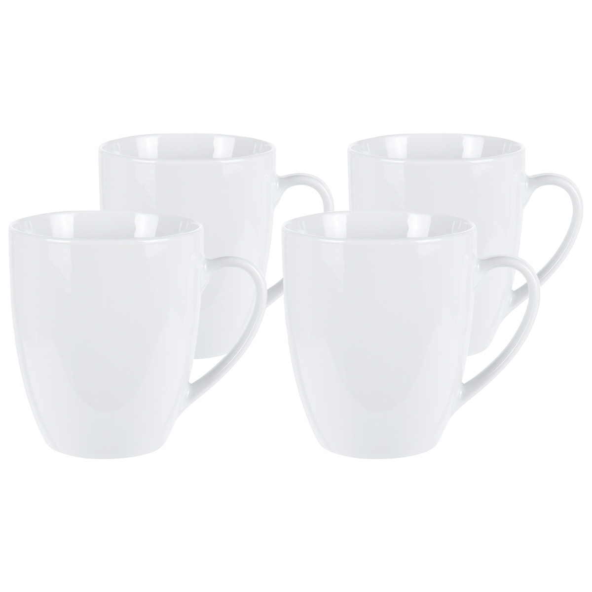 White 4 részes porcelánbögre készlet, 380 ml