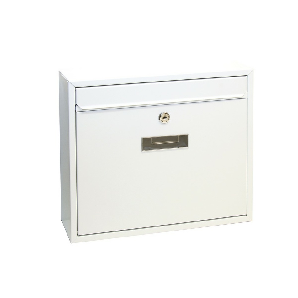 Cutie poştală din oţel Tarent, alb imagine 2021