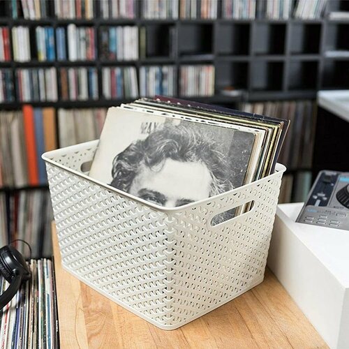 Cutie de depozitare Curver RATTAN 'Y' STYLE mare, crem