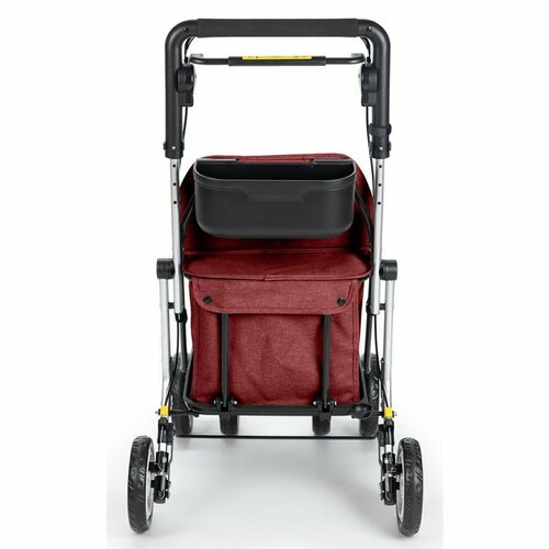 Carlett Senior Assist nakupovalna torba na kolesih38 l, rubin