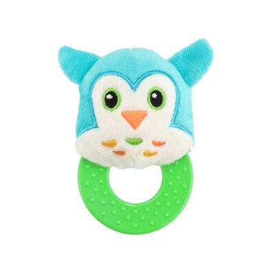 Baby Mix Baby plüss csörgő csörgő csörgővel Bagoly