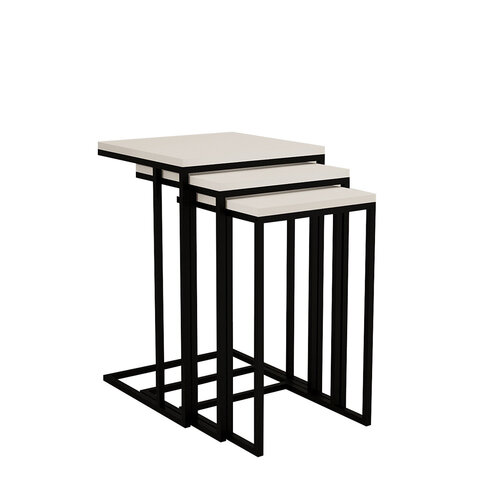 Beistelltisch Venedik, 3 Stück