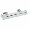 SAPHO XR607 X-Round E steklena polica z odklopnopalico 30 x 13 cm