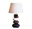 Stolná lampa Cappucino Stones, viacfarebná, 59 cm