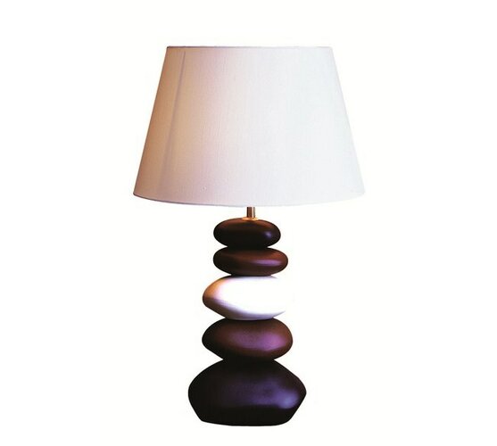 Stolní lampa Cappucino Stones, vícebarevná, 59 cm