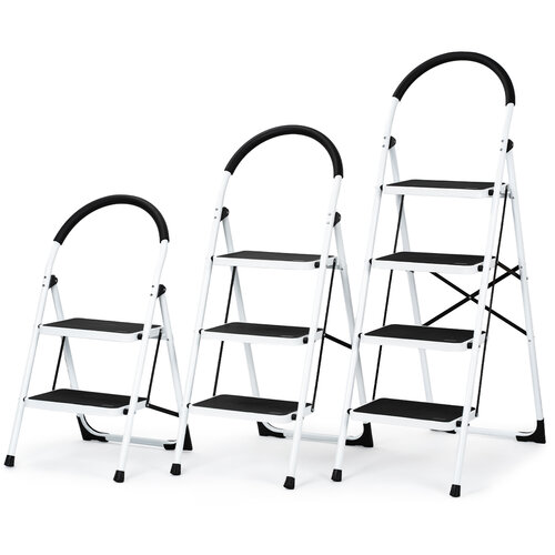 4Home Складні сталеві сходинки Steps, 3 сходинки