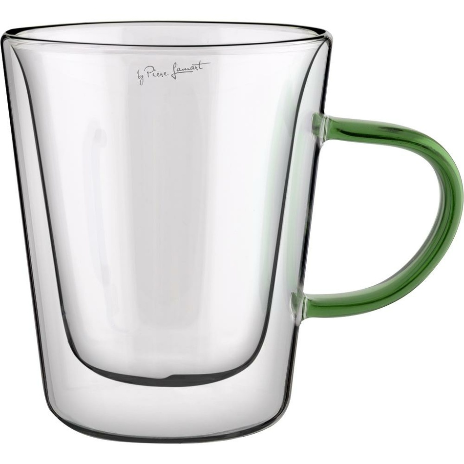 Lamart LT9118 2 darabos Tea Vaso pohárkészlet, 300ml, zöld, zöld termék 2. képe