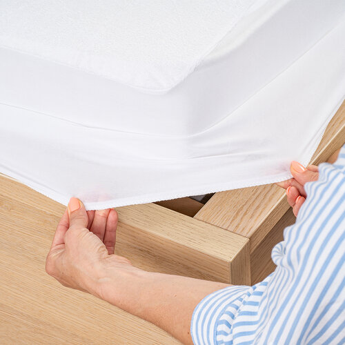 4Home Wasserdichter Matratzenschoner mit Saum Harmony, 90 x 200 cm