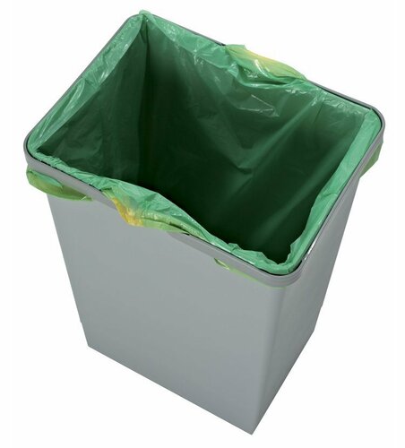 Elletipi Plastični koš z ročaji 24 l, siv