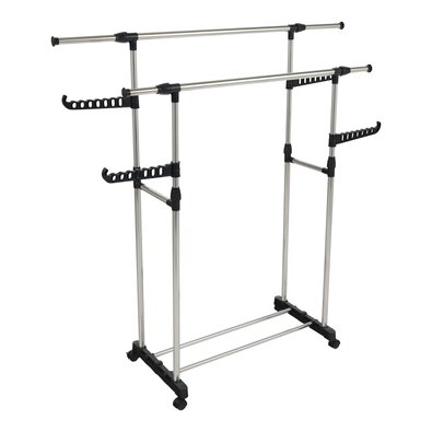 Prenosni obešalnik Alexo, nerjaveče jeklo