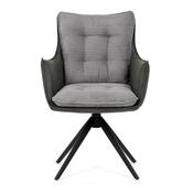 Zestaw krzeseł obiadowych z mechanizmem powrotnymDCH-D1345 GREY2, 2 szt.