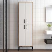 Skriňa Berlin Walnut and White