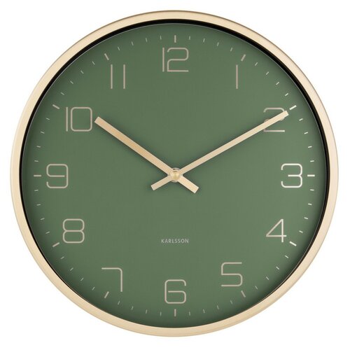Karlsson 5720GR stylowy zegar ścienny, śr. 30 cm