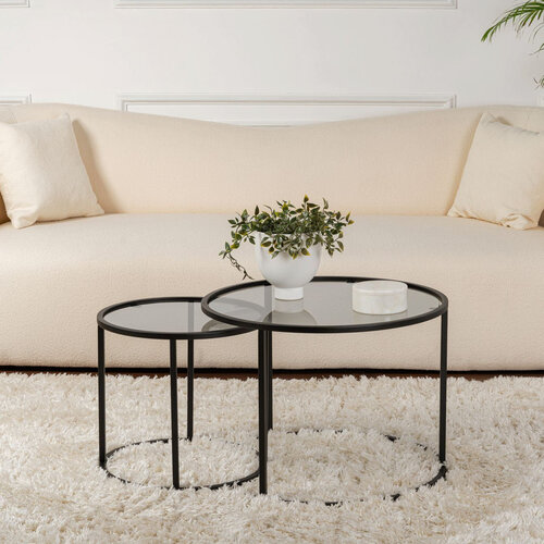 Couchtisch Schwarz und Grau